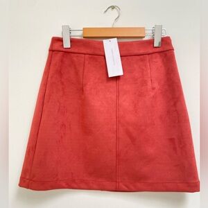 NWT French Connection Coral A-Line Mini Skirt